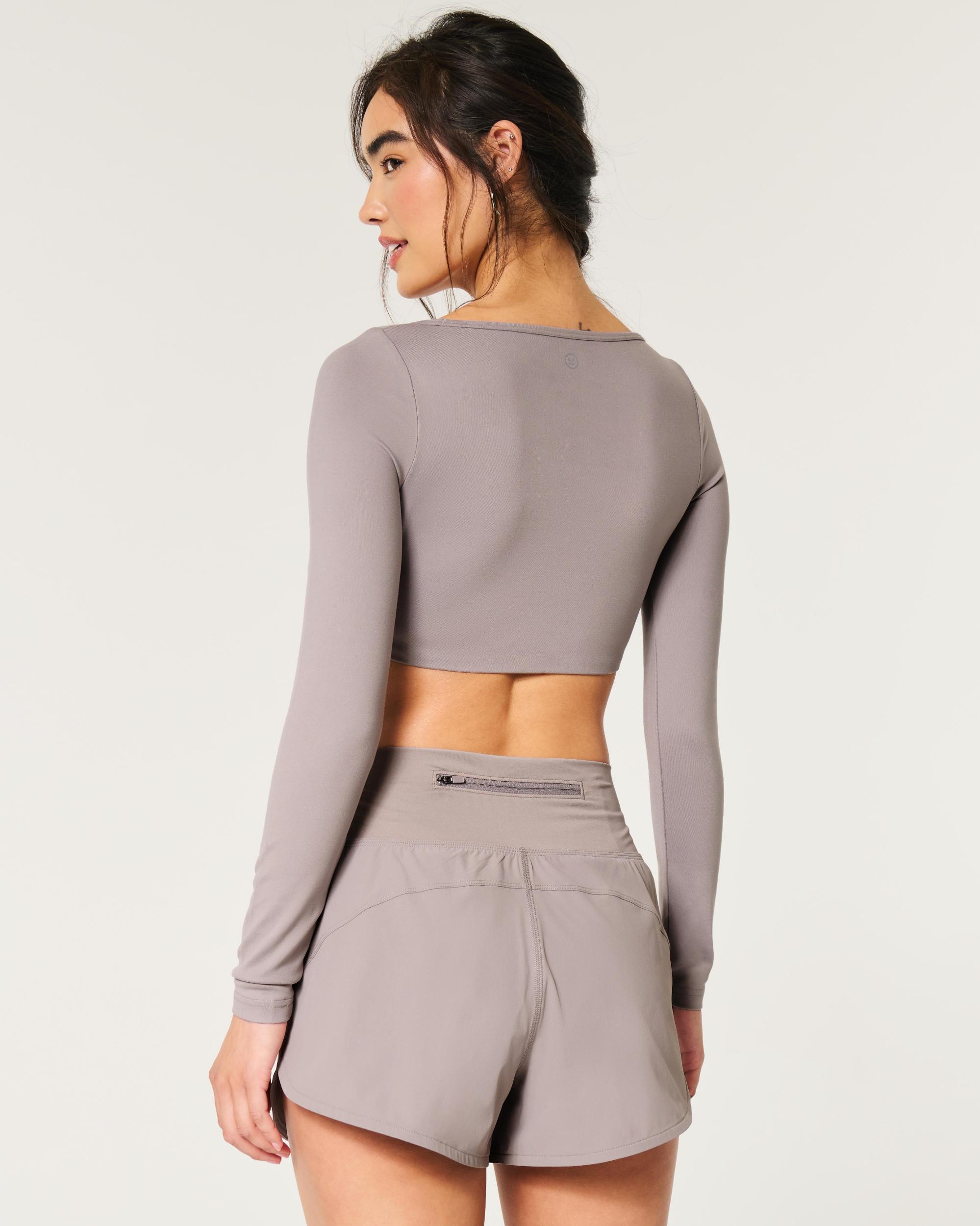 Gilly Hicks Active Recharge Ultra-Crop Long-Sleeve Top Product Image