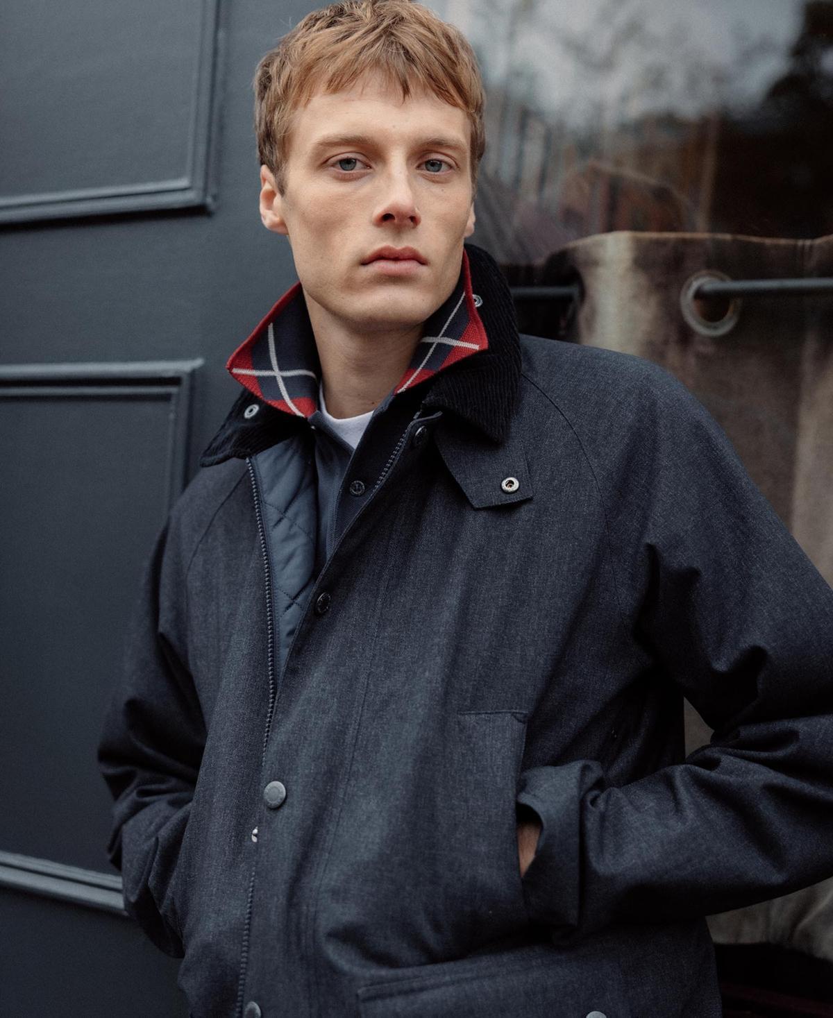 BARBOUR Winter Bedal Jacket In Navy Product Image