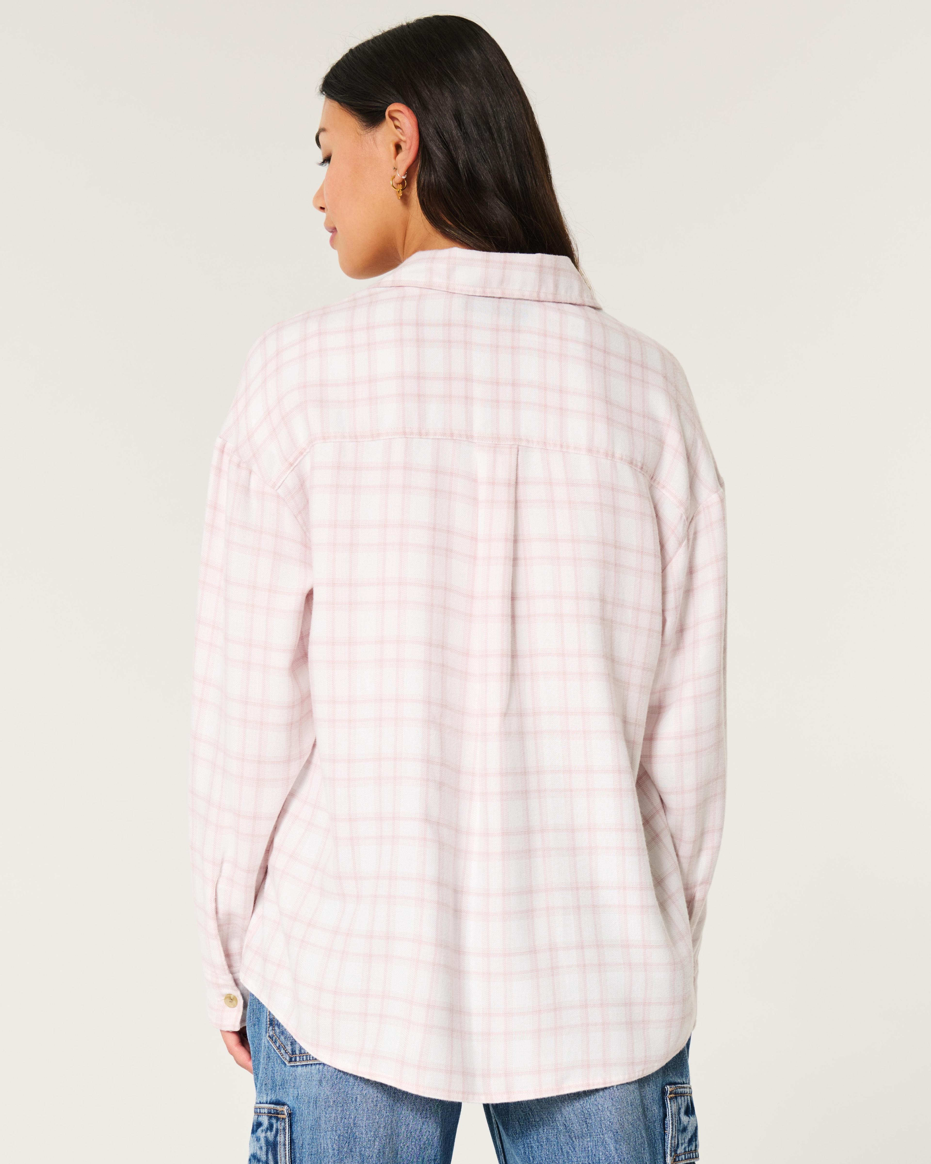 Oversized Flannel Shirt Product Image