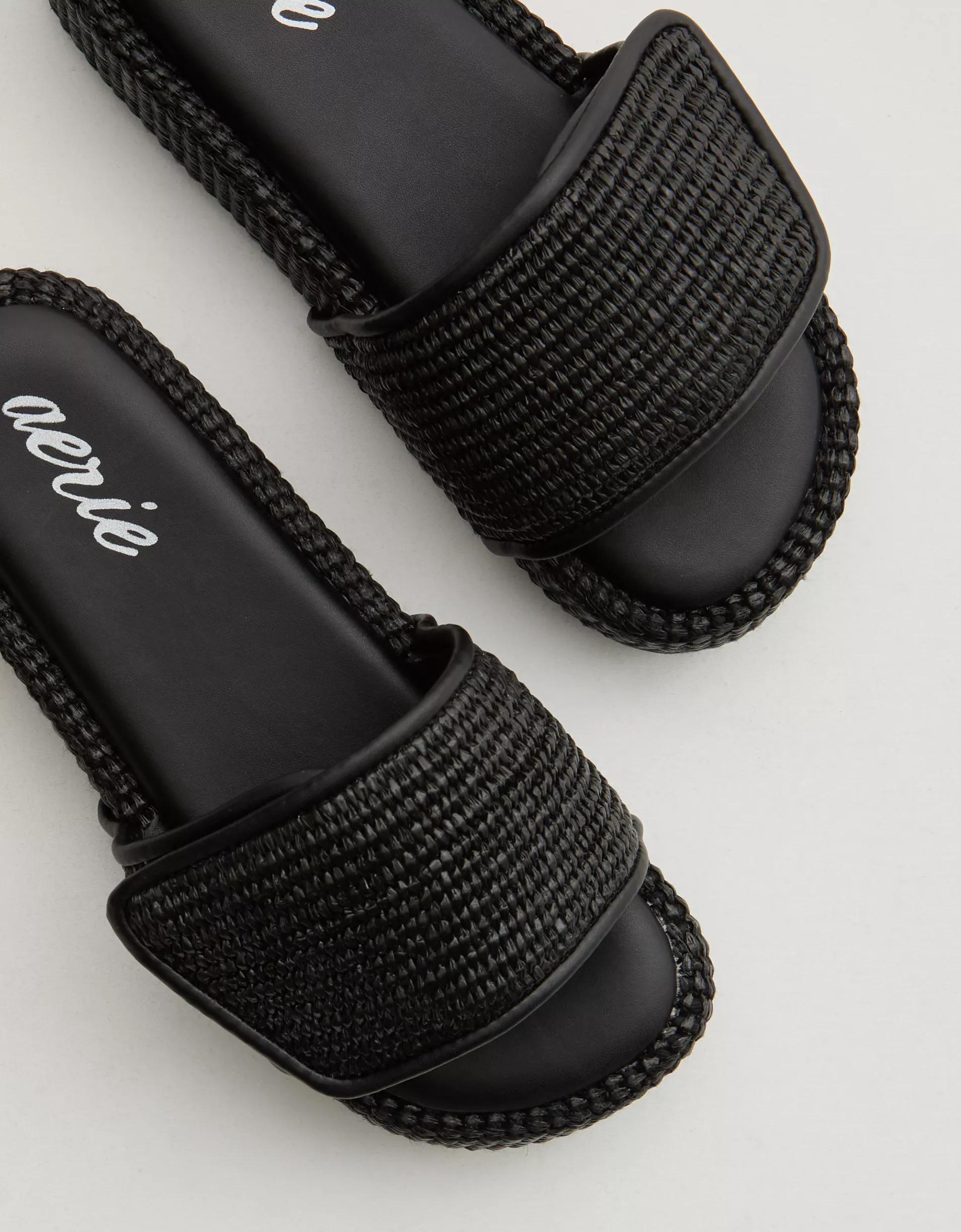 Aerie Straw Sandal Product Image