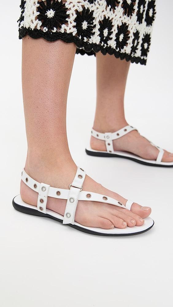 Tory Burch Eyelet Toe Ring Sandals | Shopbop Product Image