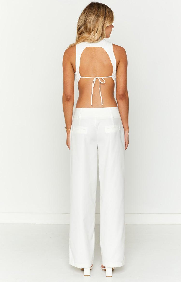 Maeve White Pants Product Image