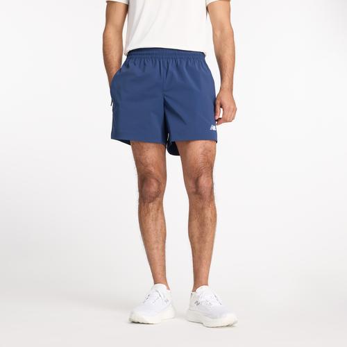 New Balance Mens New Balance Athletics Stretch Woven 5 Shorts - Mens Nb Navy/Nb Navy Product Image