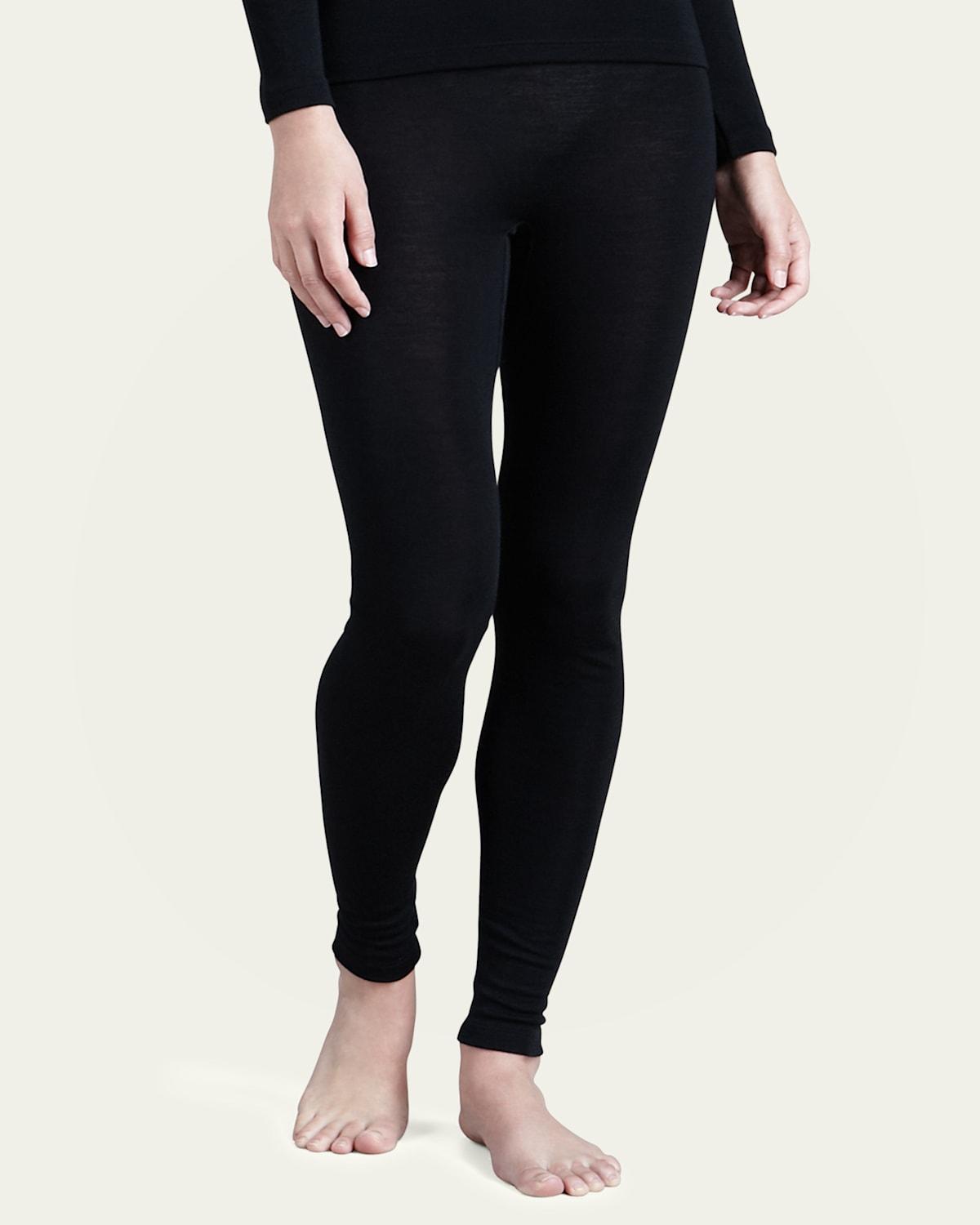 Wool & Silk Blend Leggings Product Image