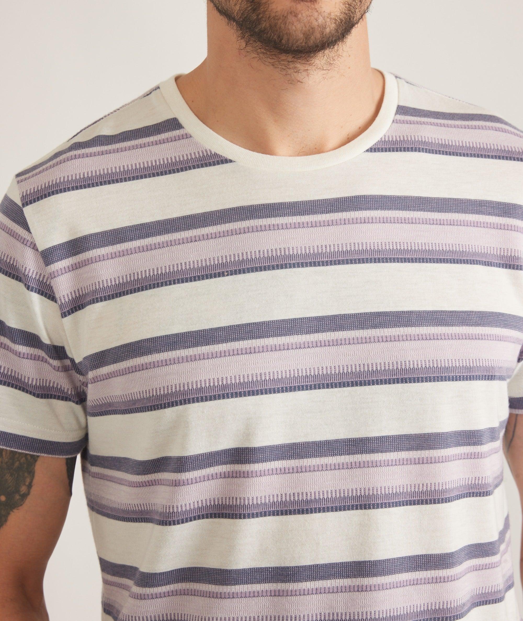 Signature Crew Stripe Tee Product Image