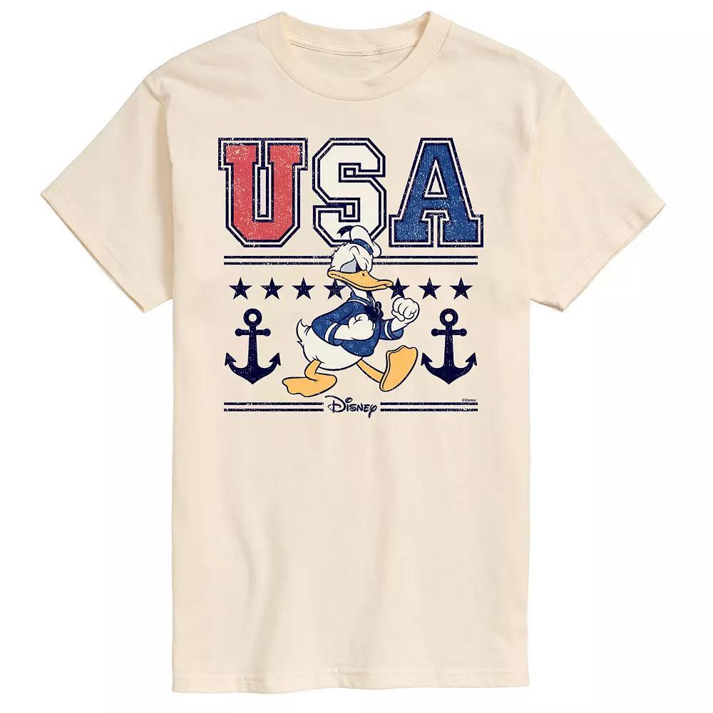Disney's Donald Duck Men's USA Naval Graphic Tee,  Product Image