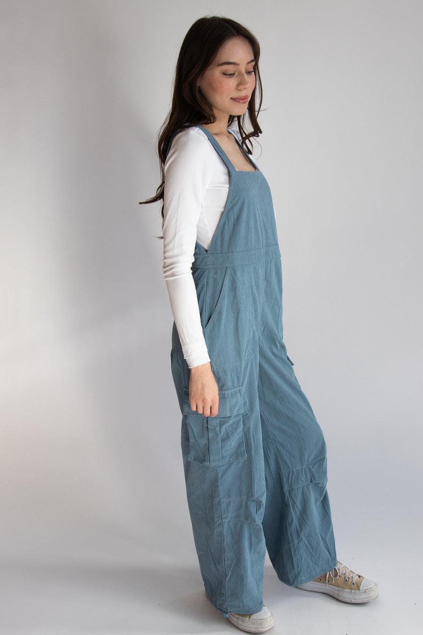Corduroy Cargo Overalls Product Image