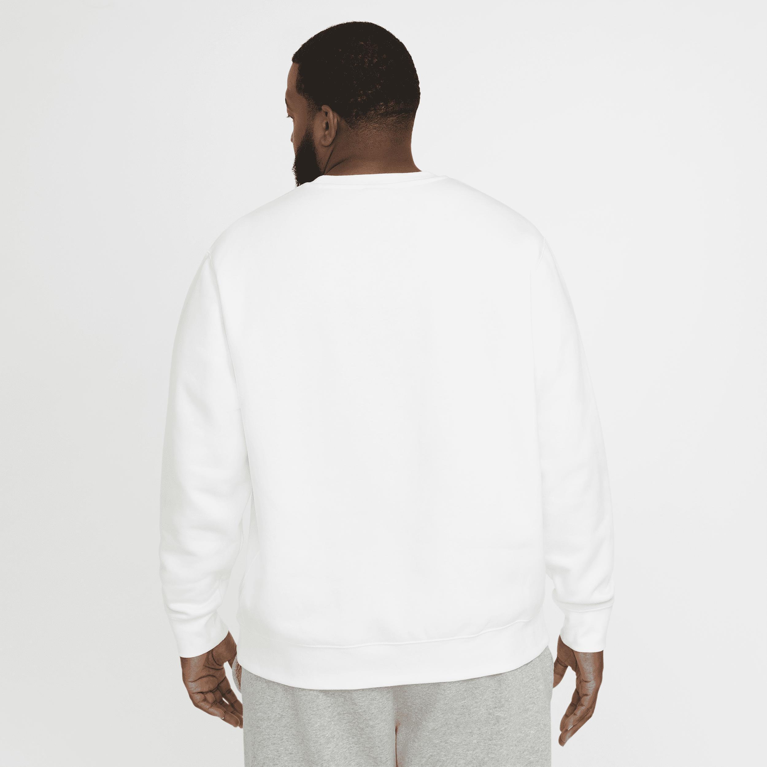 Nike Men's Club Crewneck Sweatshirt in Fir/White at Nordstrom, Size Xx-Large Product Image