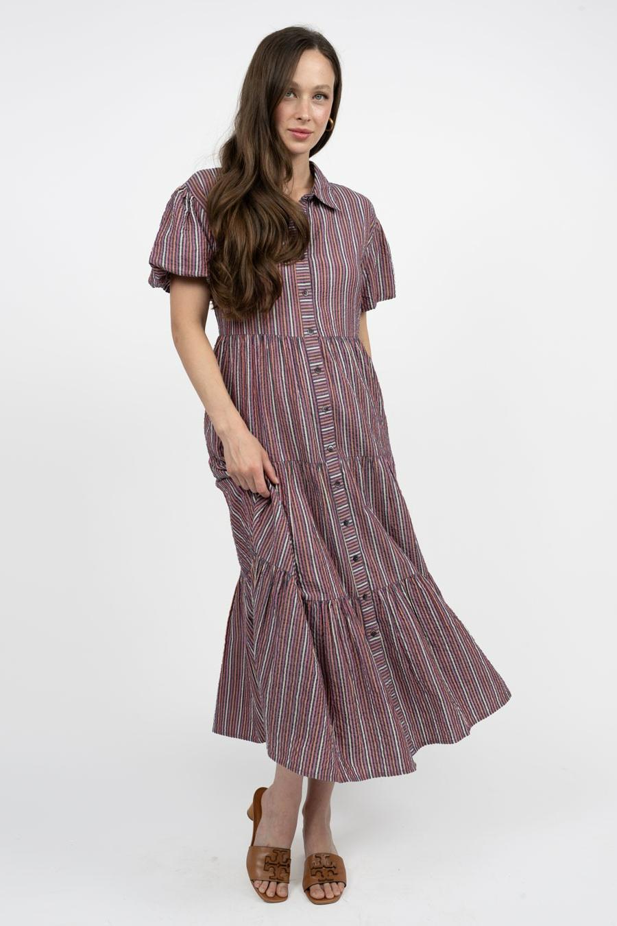 Layers of Stripes Dress Product Image