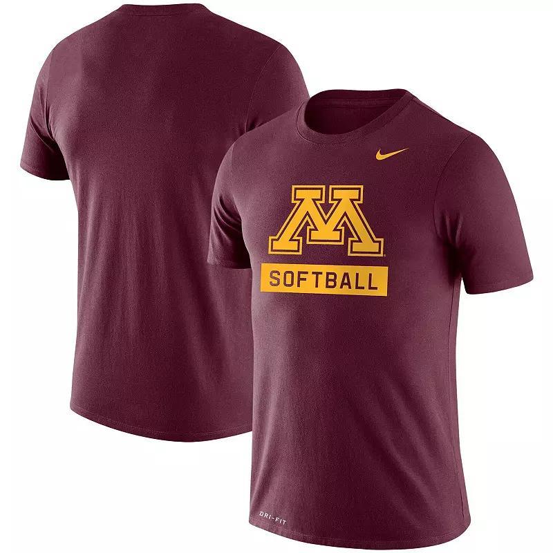 Mens Nike Maroon Minnesota Golden Gophers Softball Drop Legend Performance T-Shirt Product Image