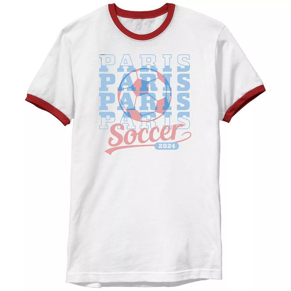 Men's Paris Basketball 2024 Ringer Graphic Tee,  Product Image