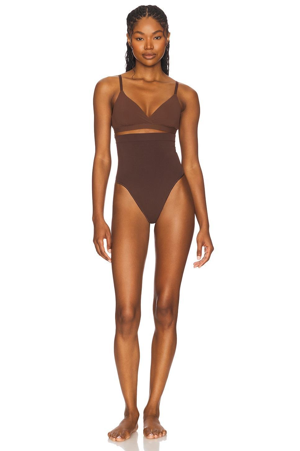 Seamless Sculpt High Waist Thong SKIMS Product Image