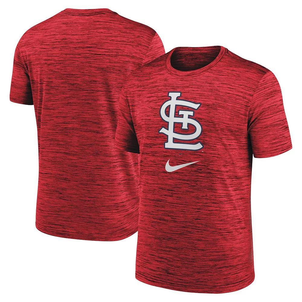 Men's Nike Red St. Louis Cardinals Logo Velocity Performance T-Shirt, Size: Medium Product Image