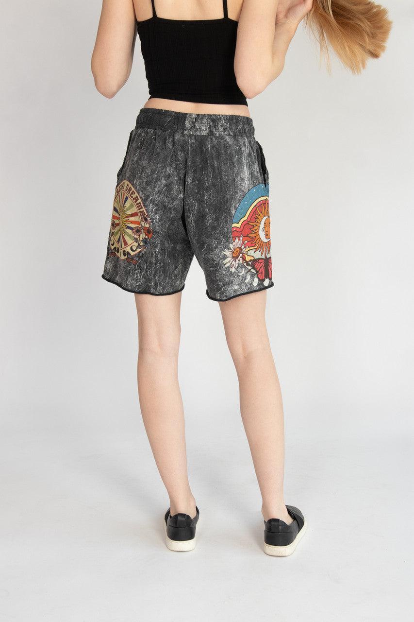 Celestial Dreaming Printed Sweatshorts Product Image