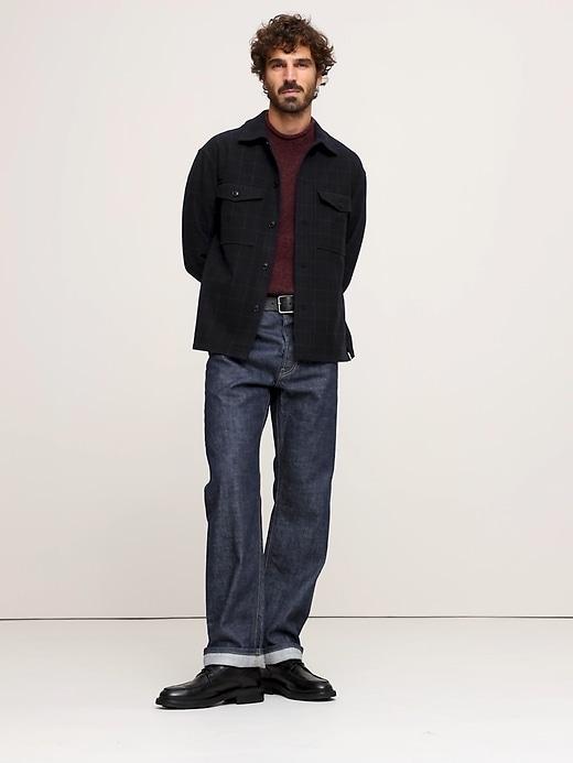 Relaxed-Fit Wool-Blend Overshirt Product Image