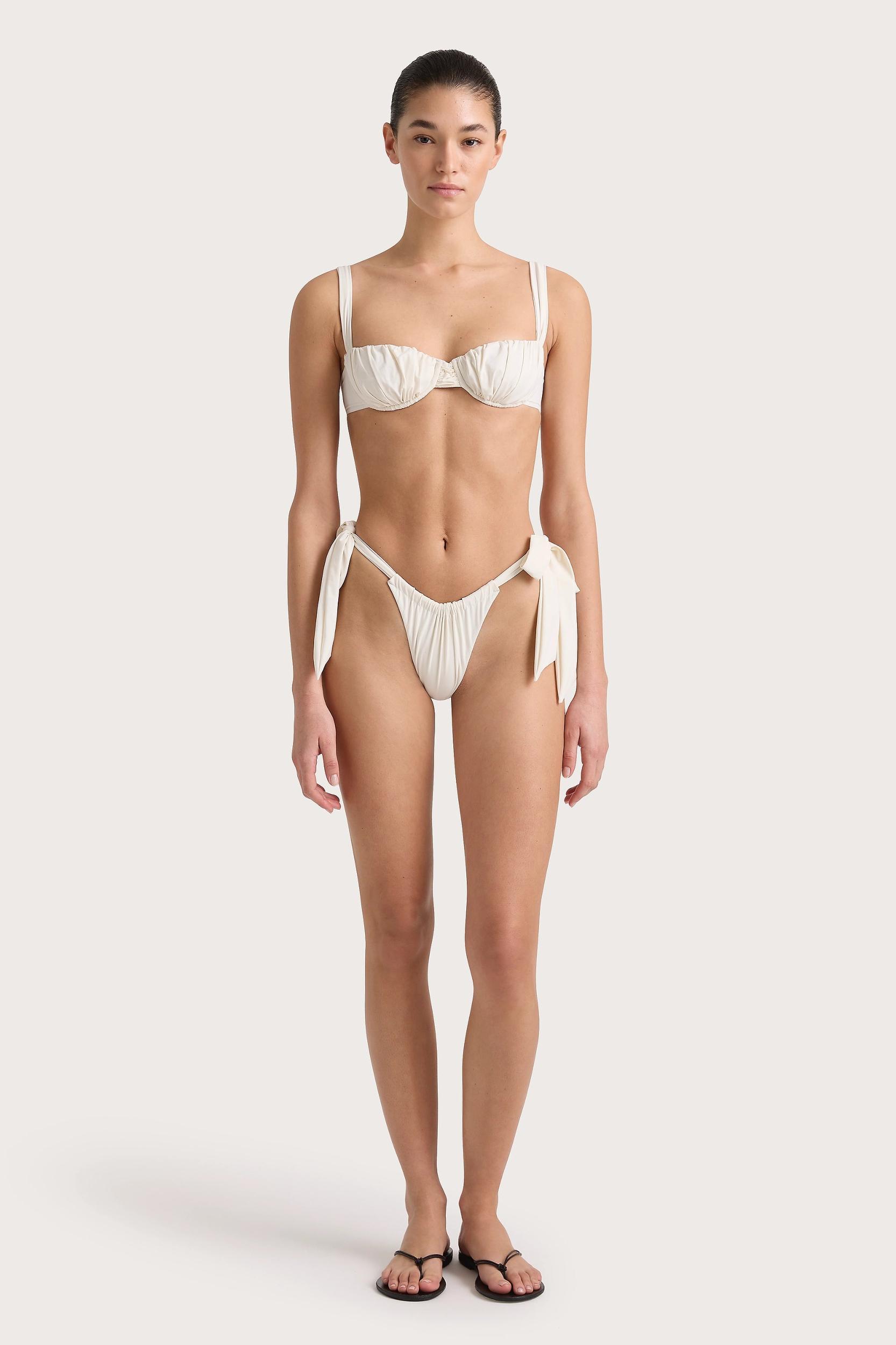 Emily Bikini Top White - Final Sale Product Image