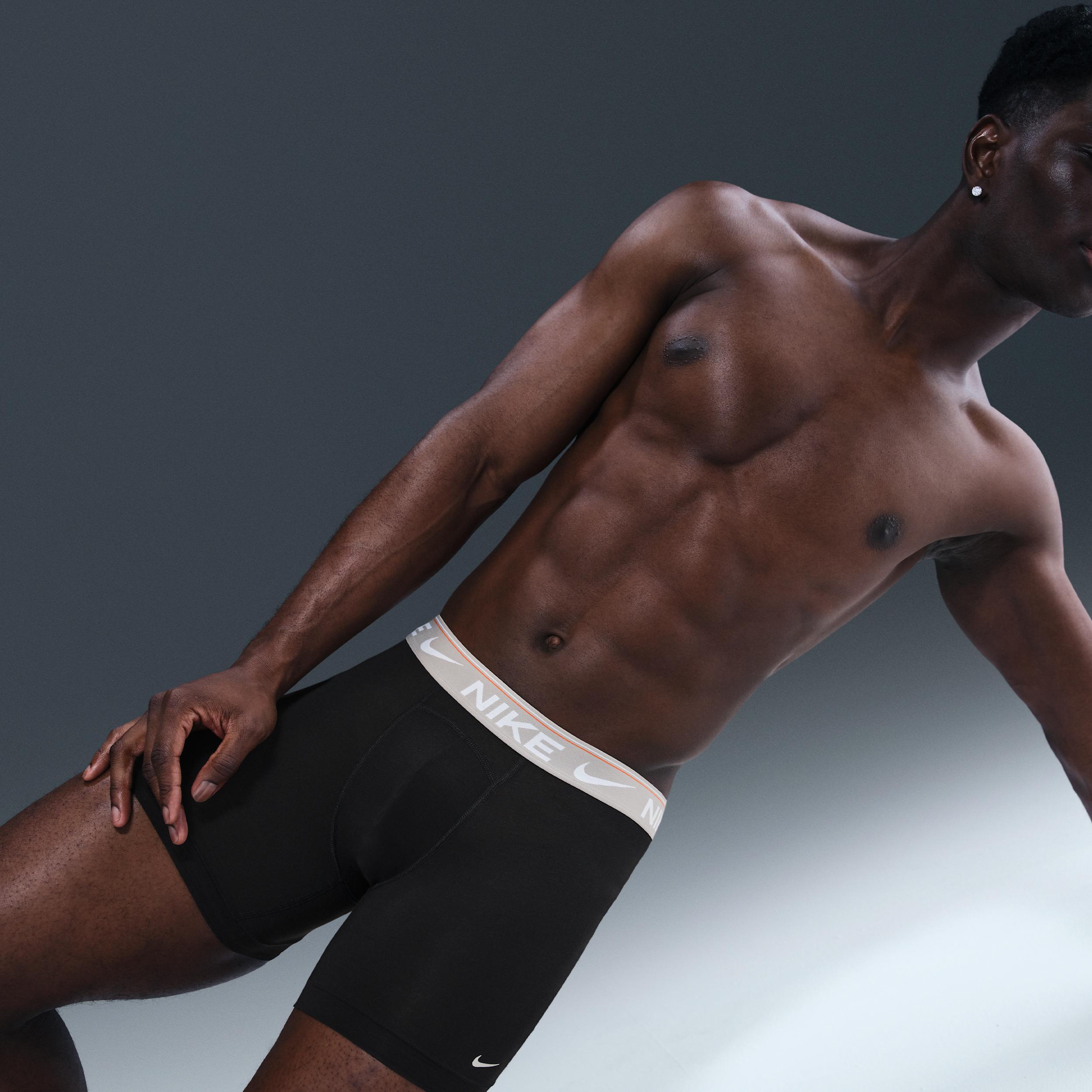 Nike Mens Dri-FIT Ultra Comfort Boxer Briefs (3-Pack) | KE1257-010 Product Image