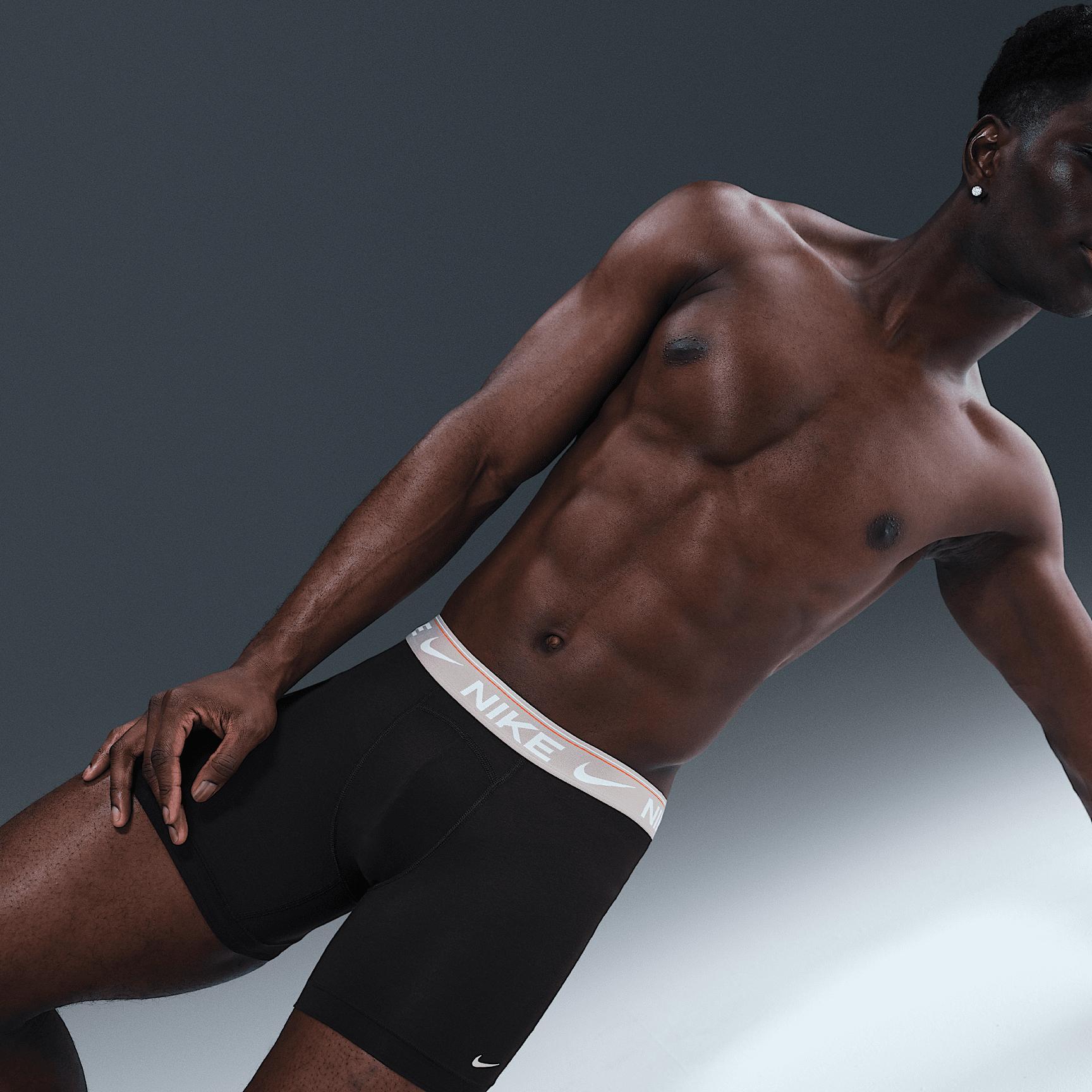 Nike Mens Dri-FIT Ultra Comfort Boxer Briefs (3-Pack) | KE1257-010 Product Image