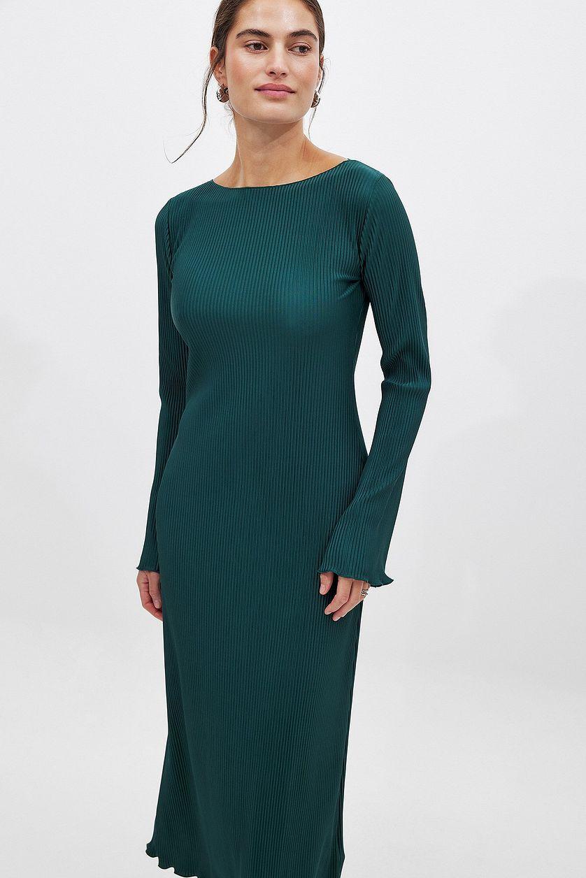 Pleated Midi Dress Product Image