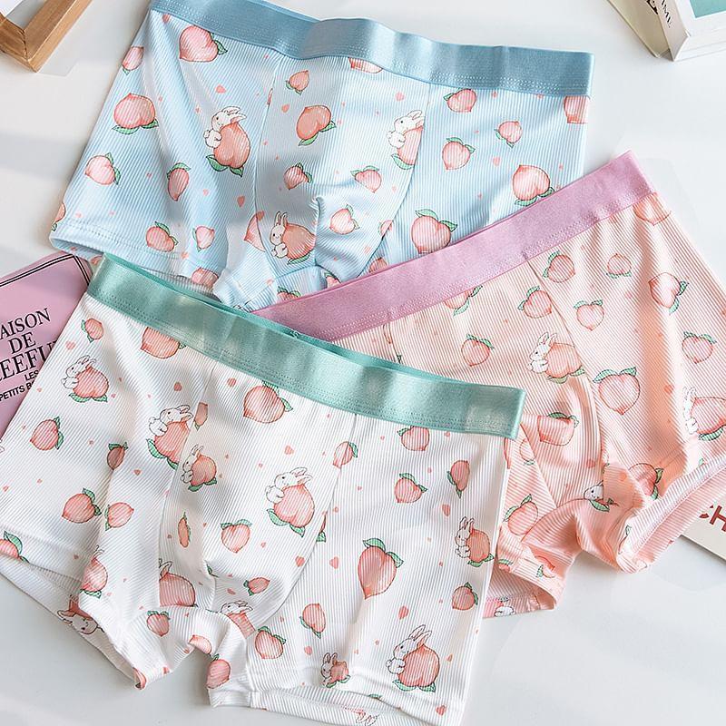 Cartoon Print Boxer Briefs / Set Product Image