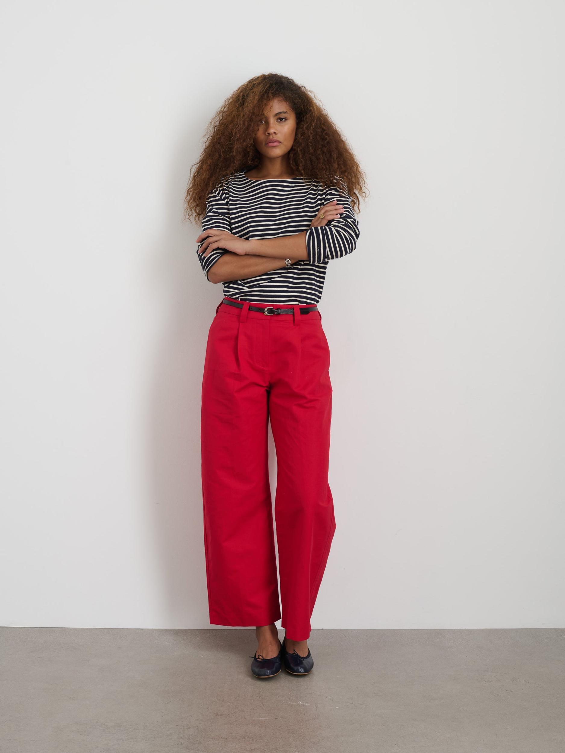 Soho Pant In Cotton Linen Product Image