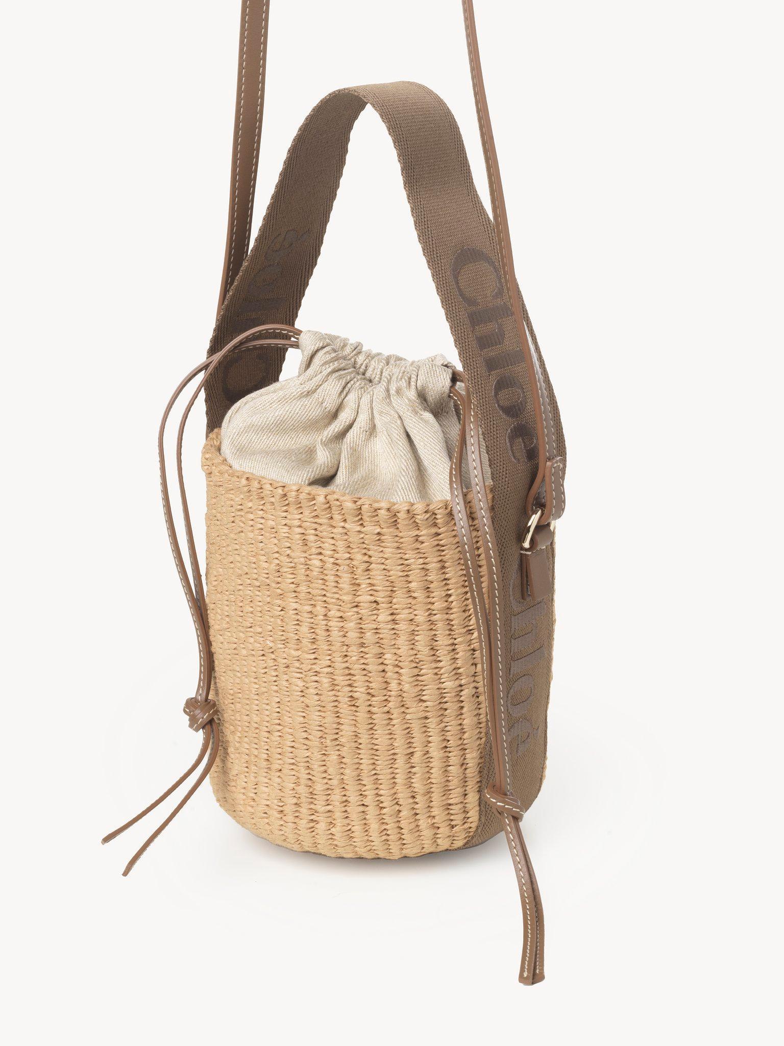 Small Woody basket in natural fibers Product Image