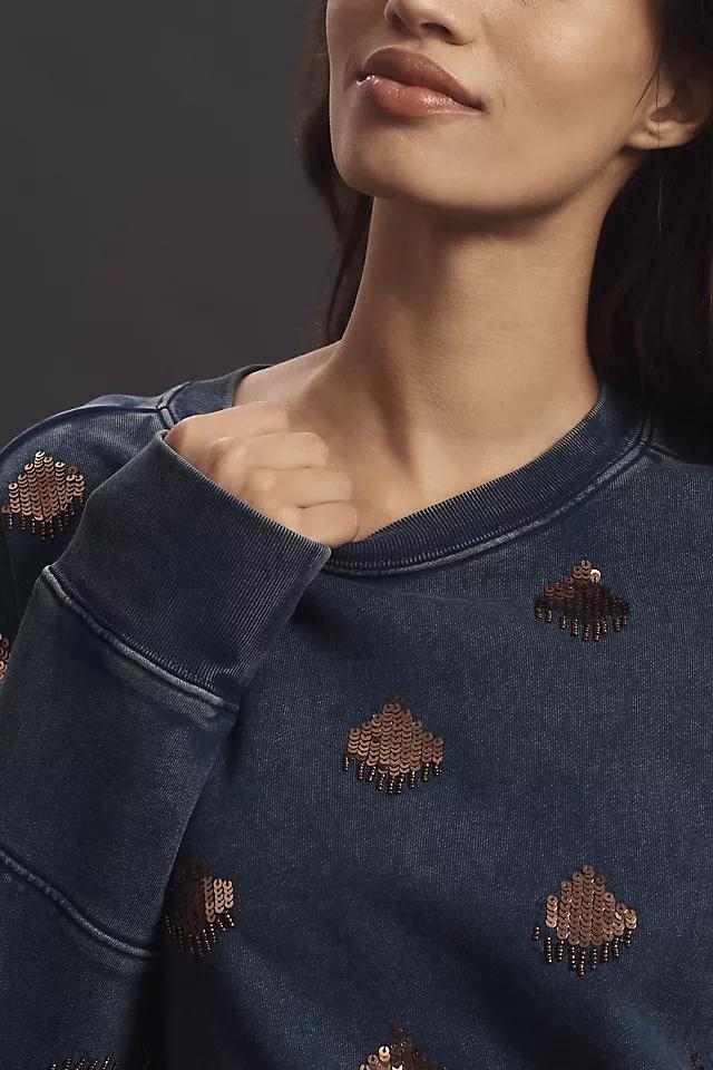 Pilcro Sequin Sweatshirt Product Image