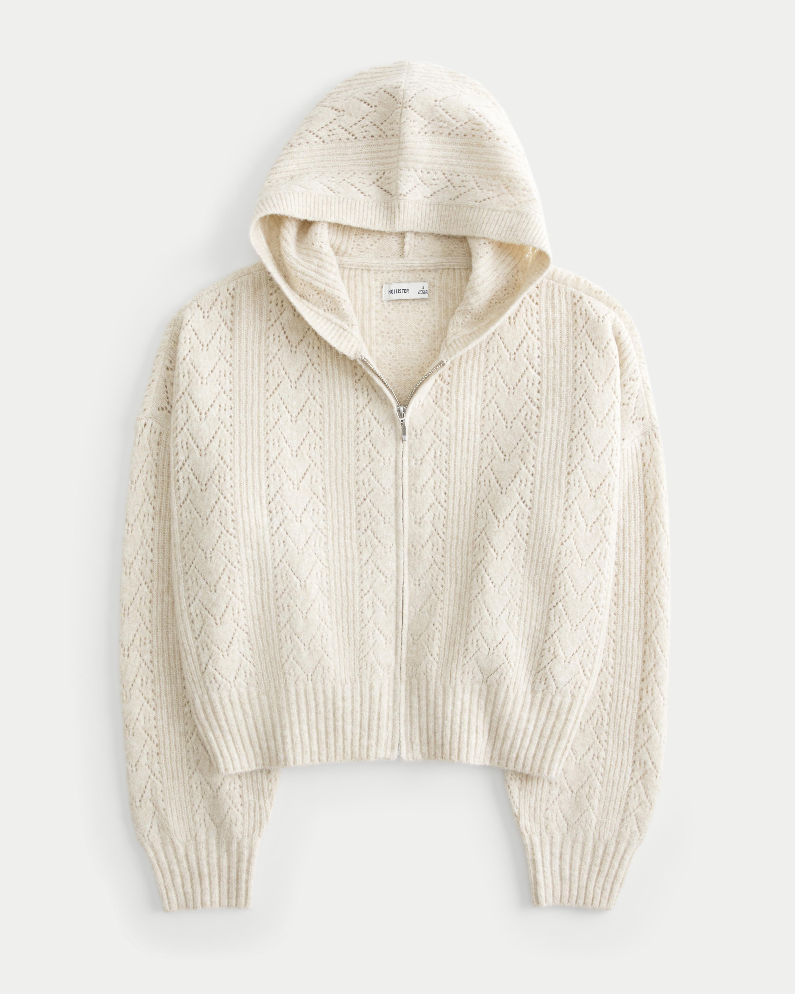 Hollister Comfy Cloud Easy Zip-Up Sweater Hoodie Product Image