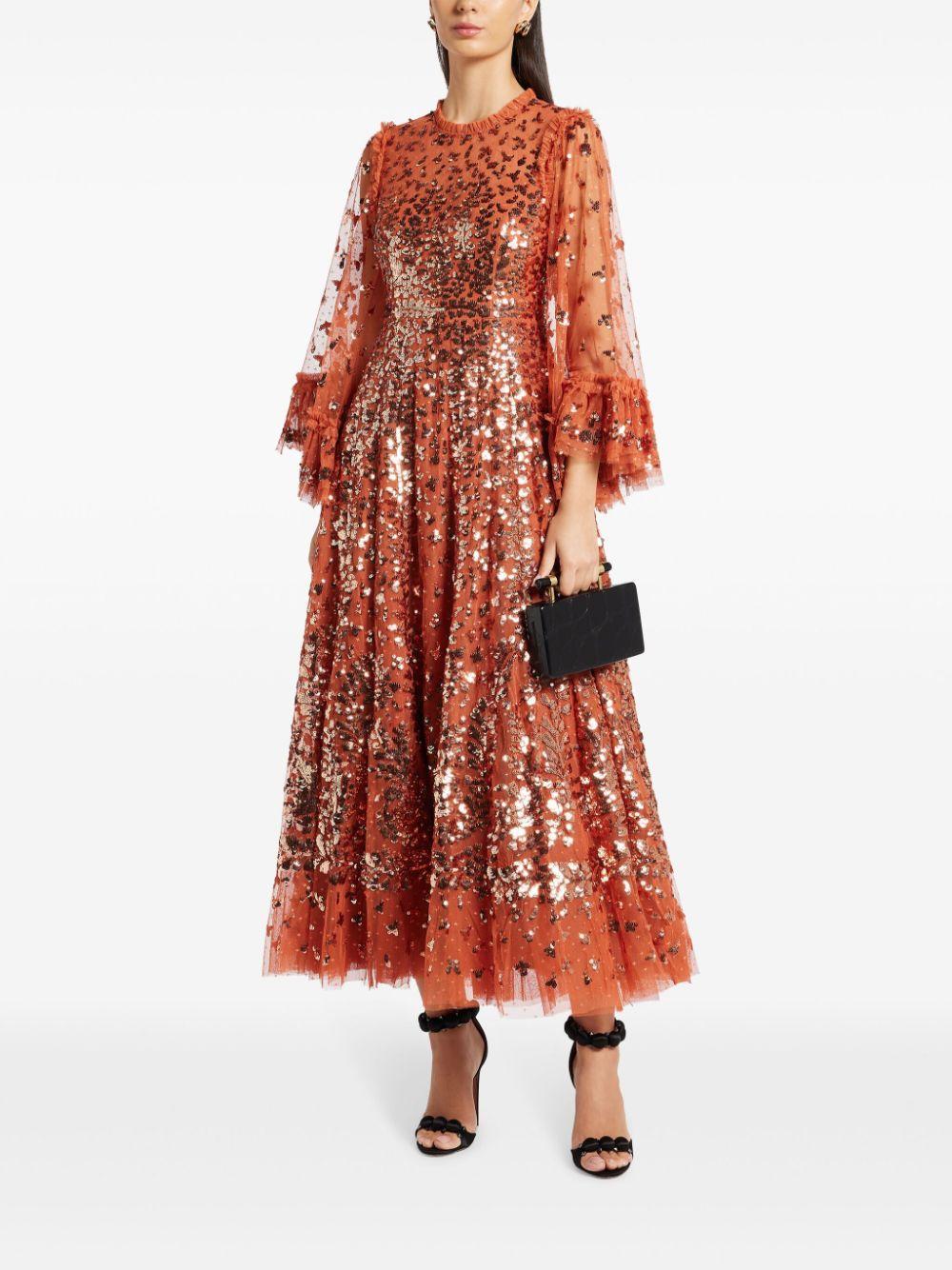 all-over sequin embellished dress Product Image