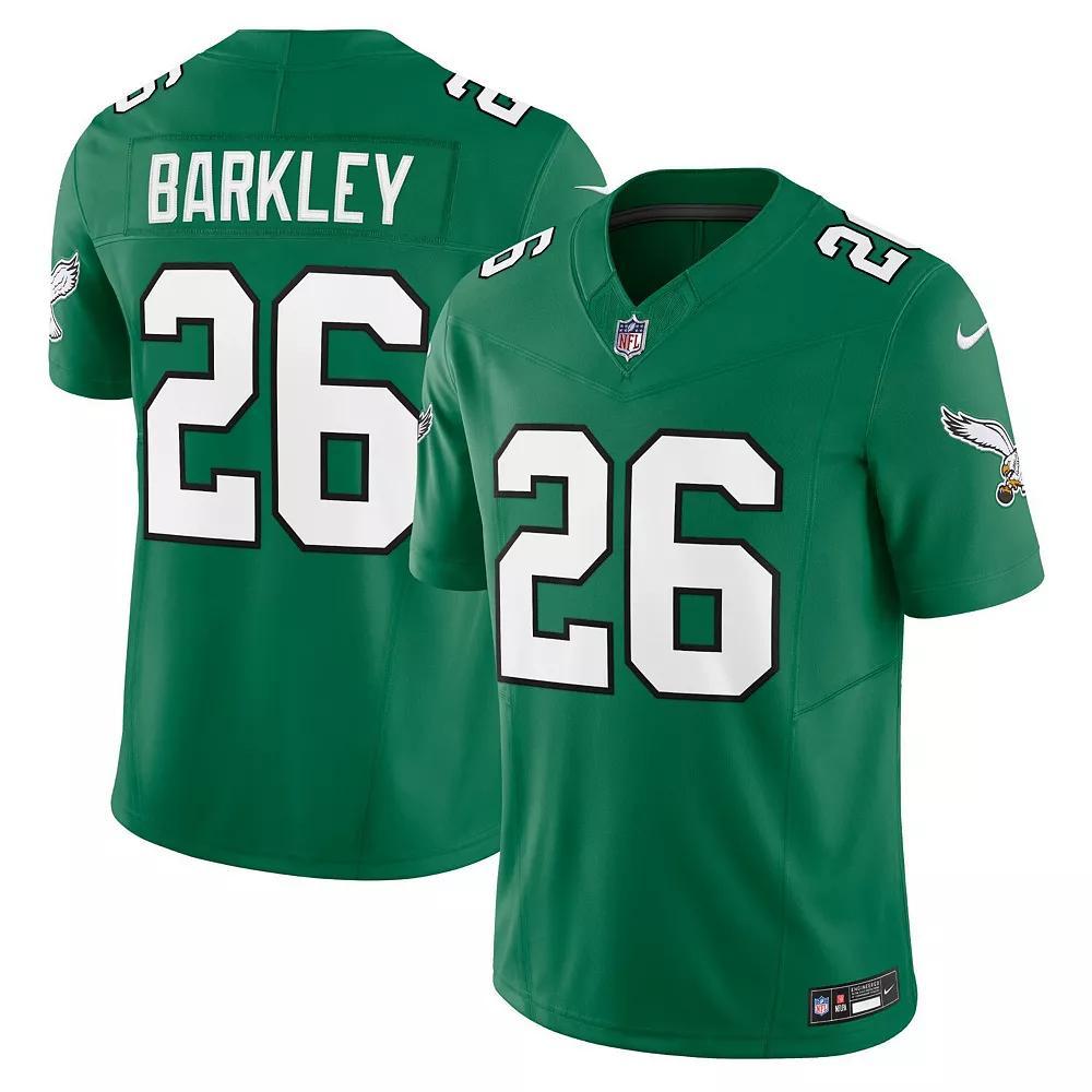 Men's Nike Saquon Barkley Kelly Green Philadelphia Eagles Alternate Vapor F.U.S.E. Limited Jersey,  Product Image