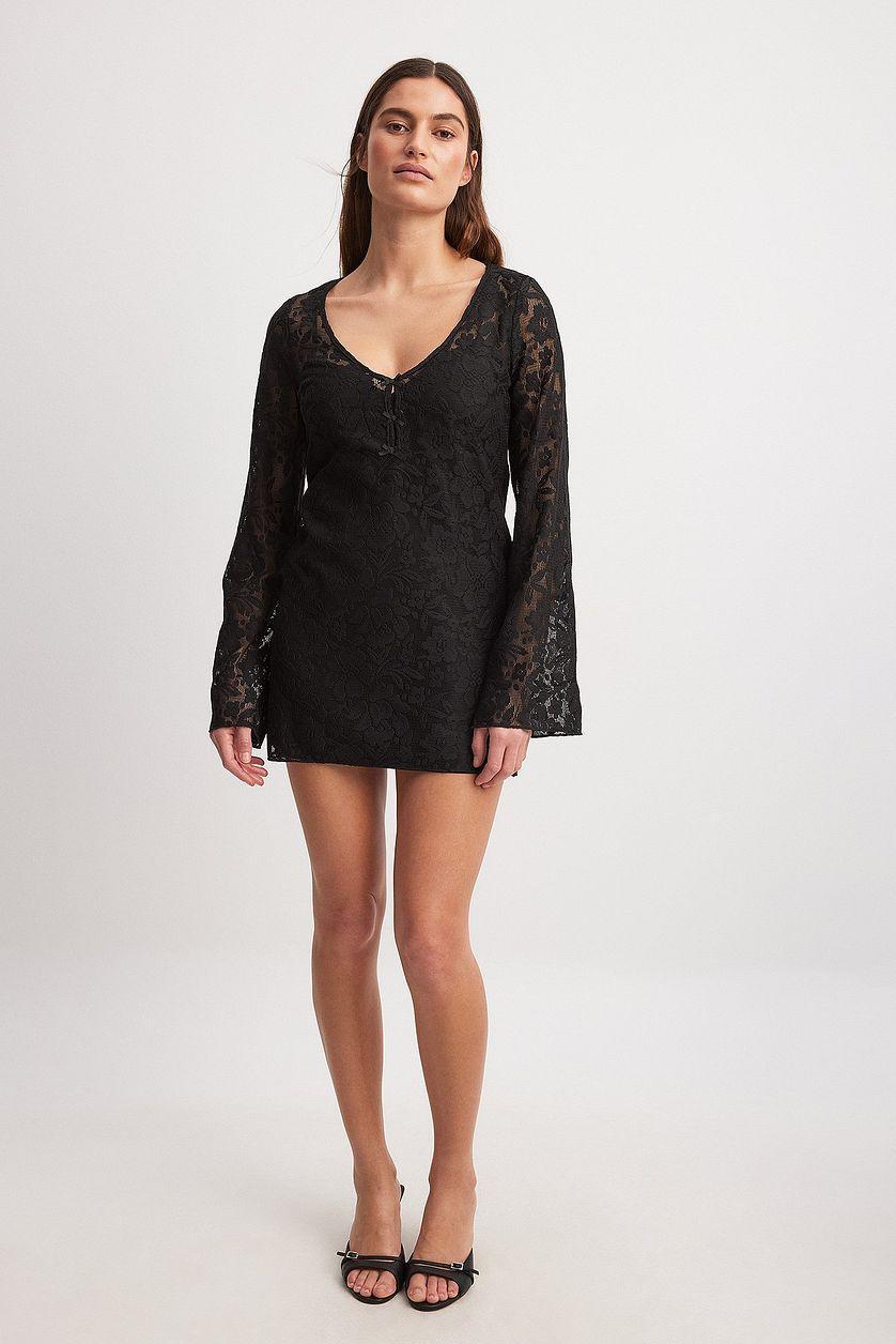 Lace Mini Dress Product Image