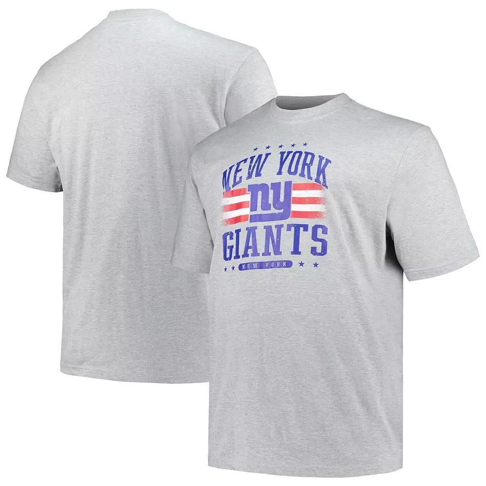 Men's Fanatics Navy New York Giants Big & Tall Americana T-Shirt, Size: 4XB, Blue Product Image