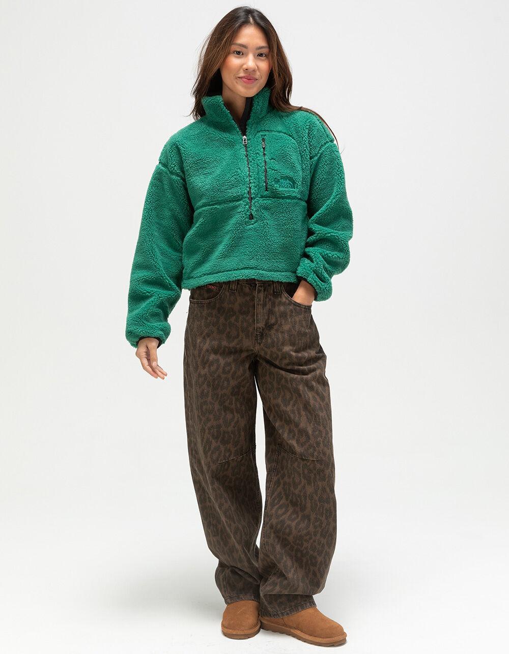 THE NORTH FACE Half Zip Womens Pullover - EMERALD Product Image