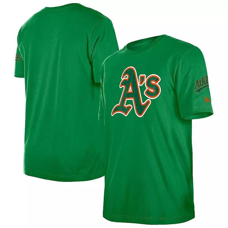 Men's New Era Kelly Green Washington Nationals St. Patrick's Day Shamrock Fill T-Shirt,  Product Image