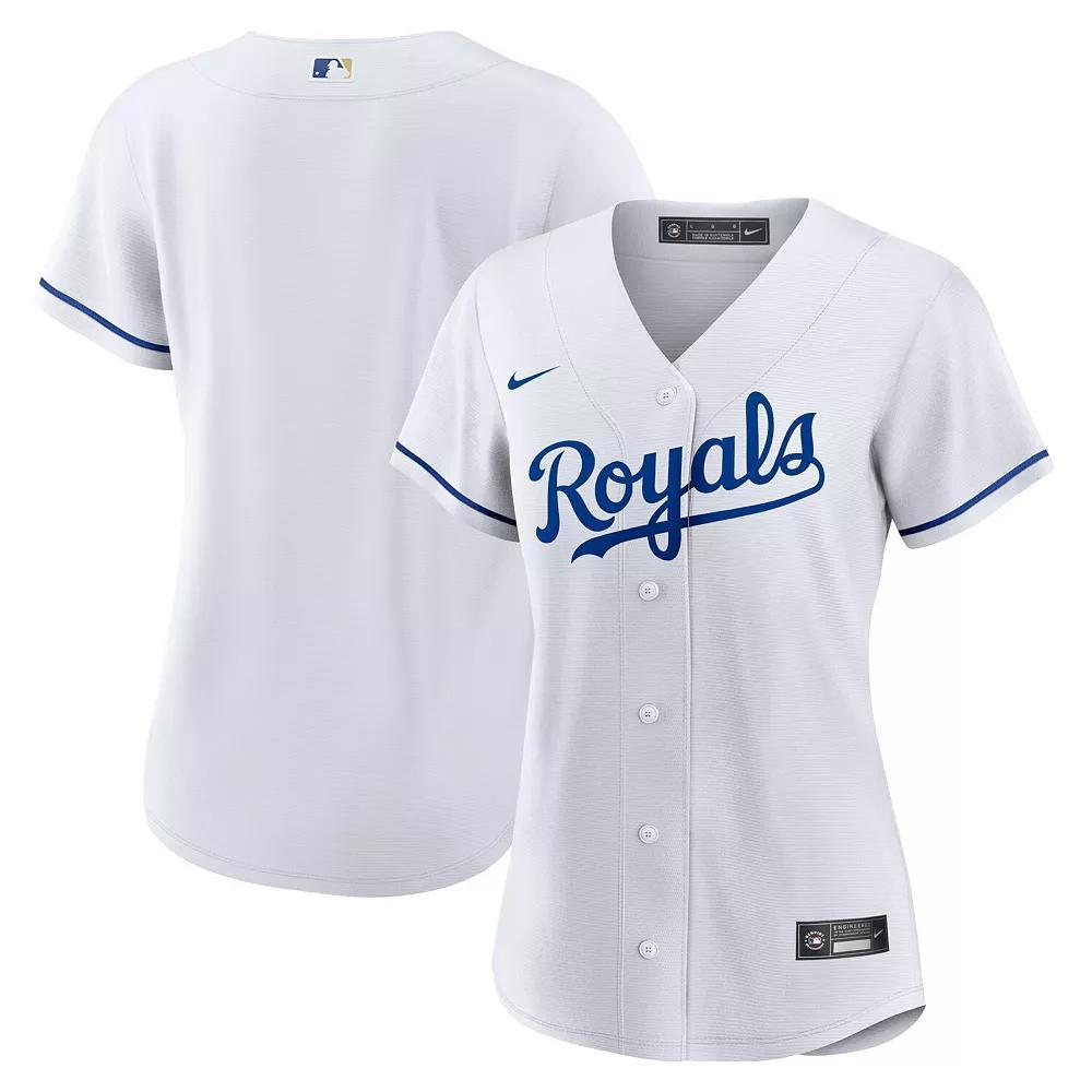 Women's Nike White Kansas City Royals Home Replica Team Jersey, Size: Small Product Image