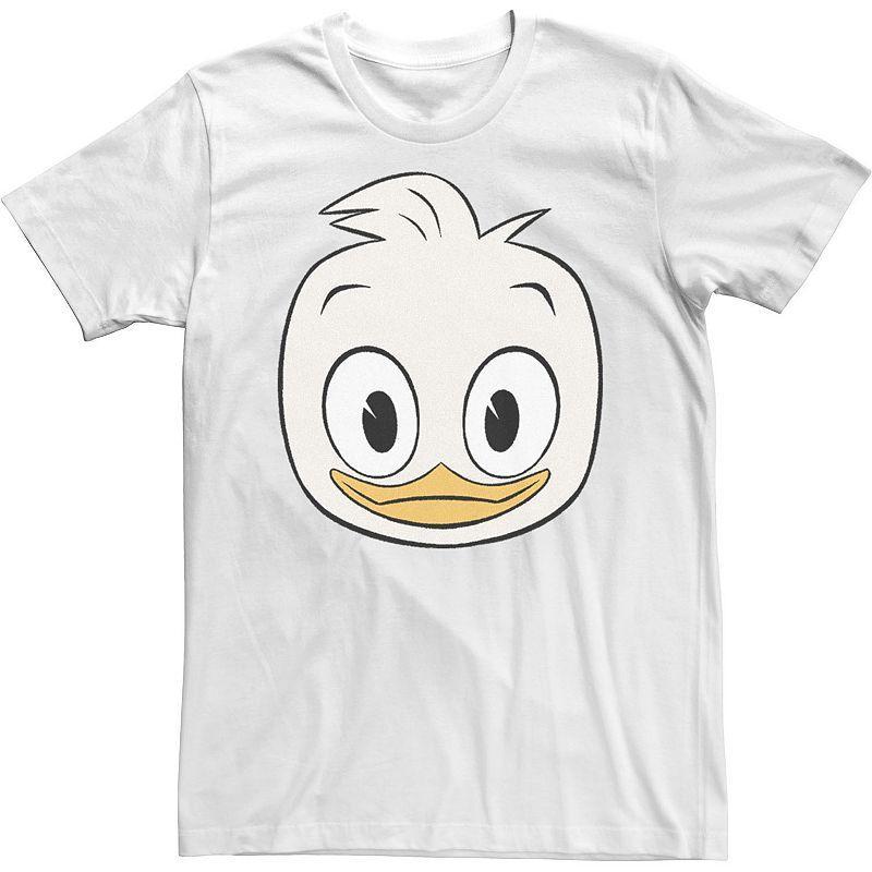 Disney's DuckTales Dewey Big Face Men's Tee, Size: Medium, White Product Image