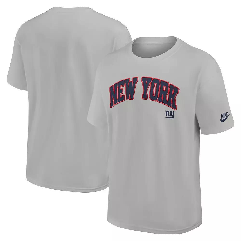 Men's Nike Silver New York Giants Rewind Max90 Statement T-Shirt,  Product Image