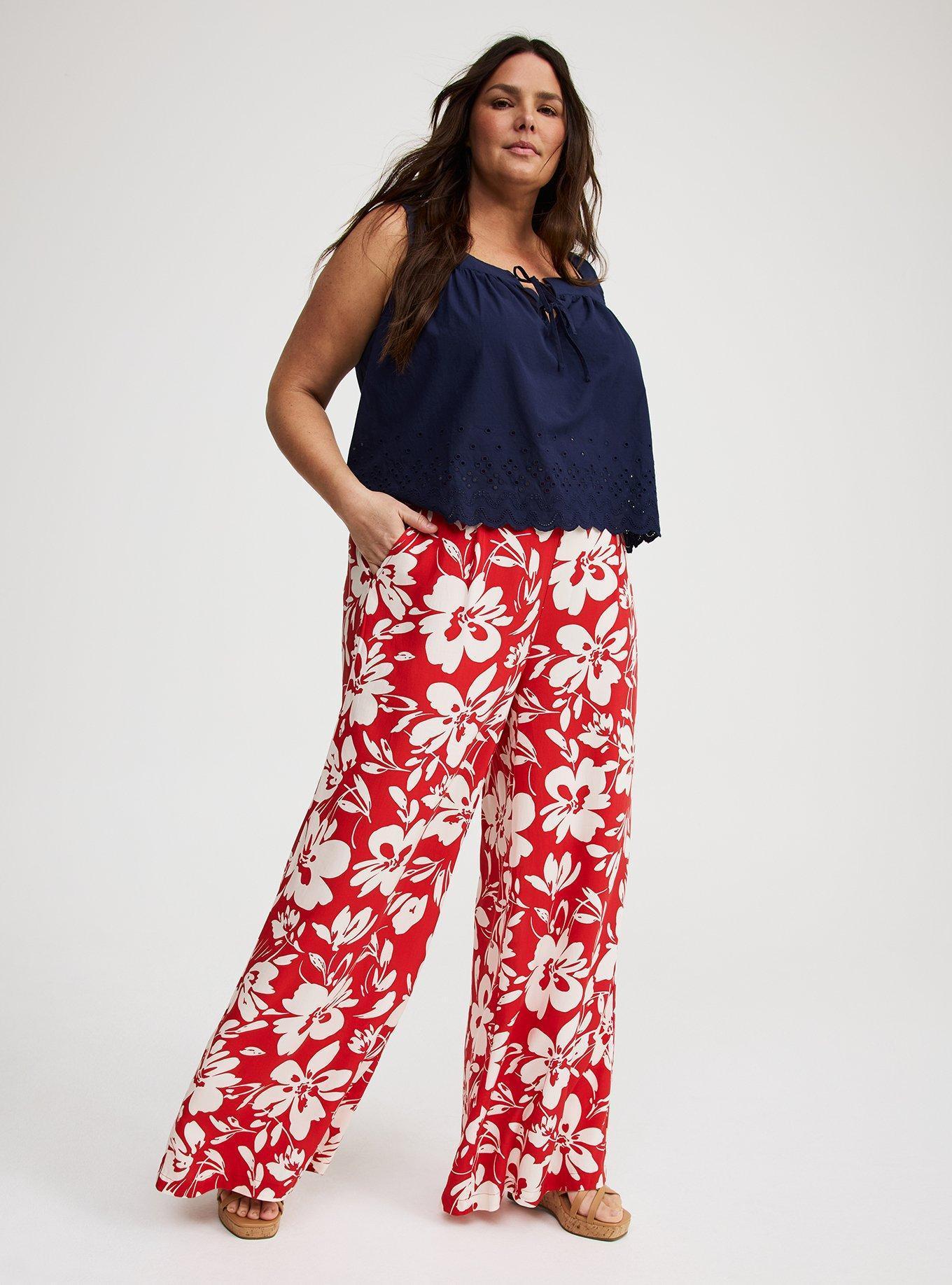 Pull-On Wide Leg Pant Product Image
