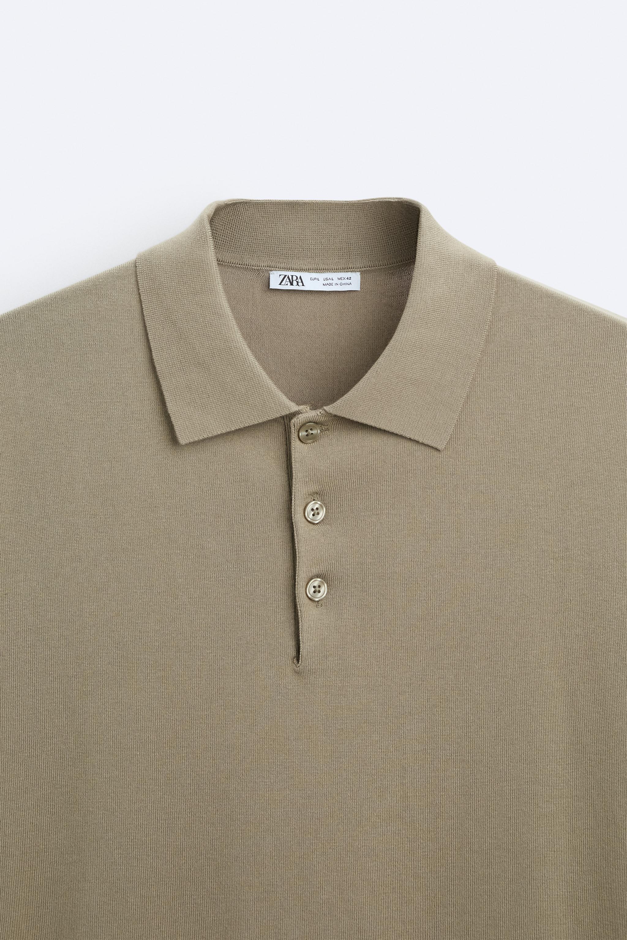 KNIT COTTON - LYOCELL POLO SHIRT Product Image