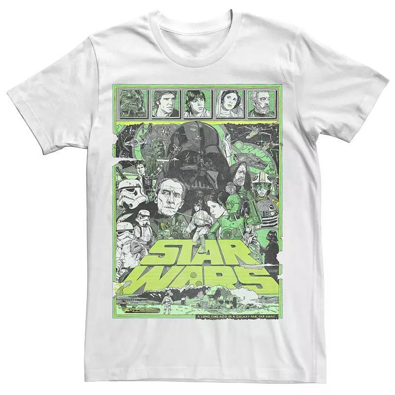 Men's Star Wars New Hope Neon Poster Tee,  Product Image