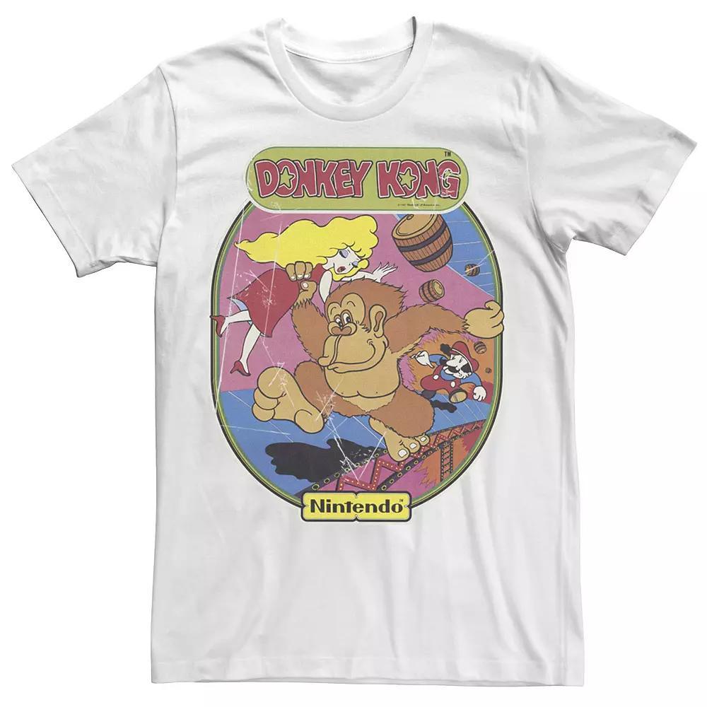 Men's Nintendo Donkey Kong Mario Retro Art Tee,  Product Image