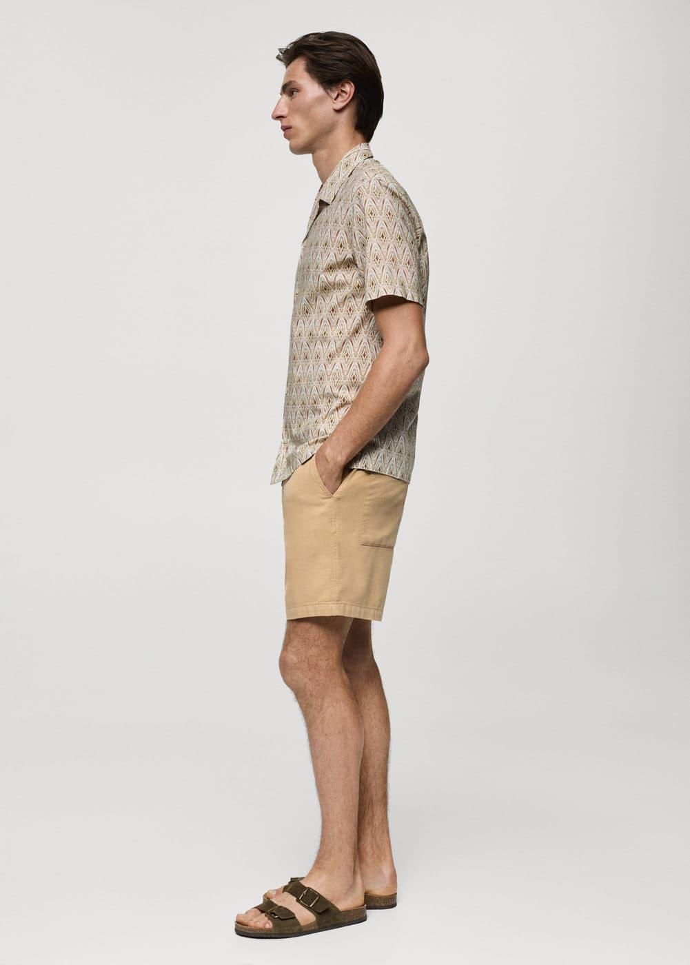 Mango Mens Pockets Bermuda Shorts Product Image