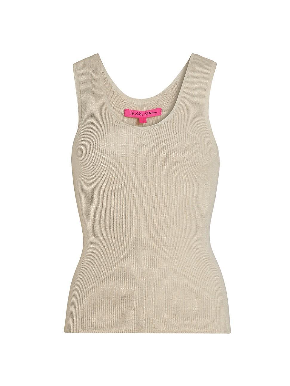 Womens Delicash Cashmere-Silk Knit Tank Product Image