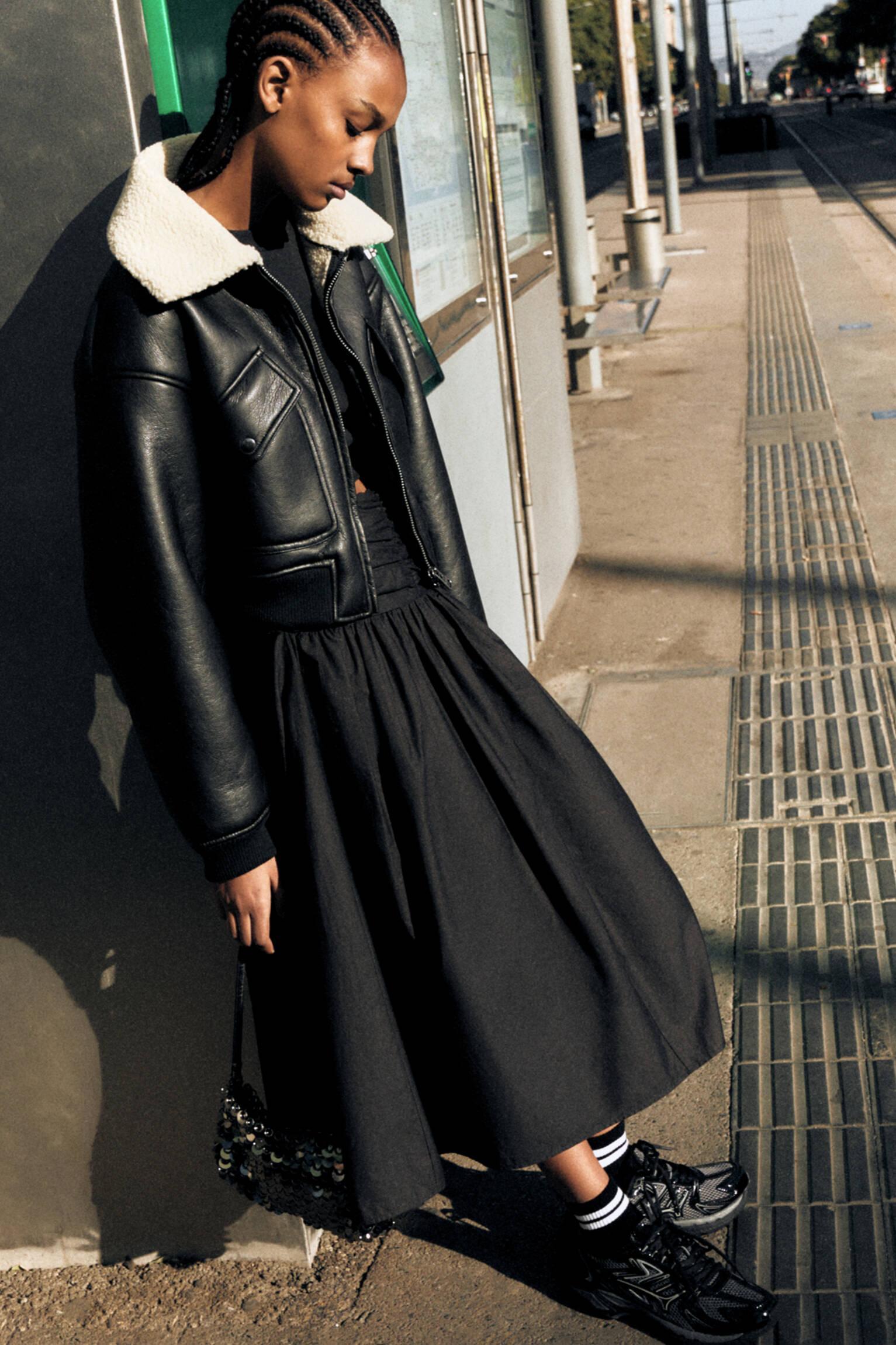 Double-sided cropped jacket Product Image