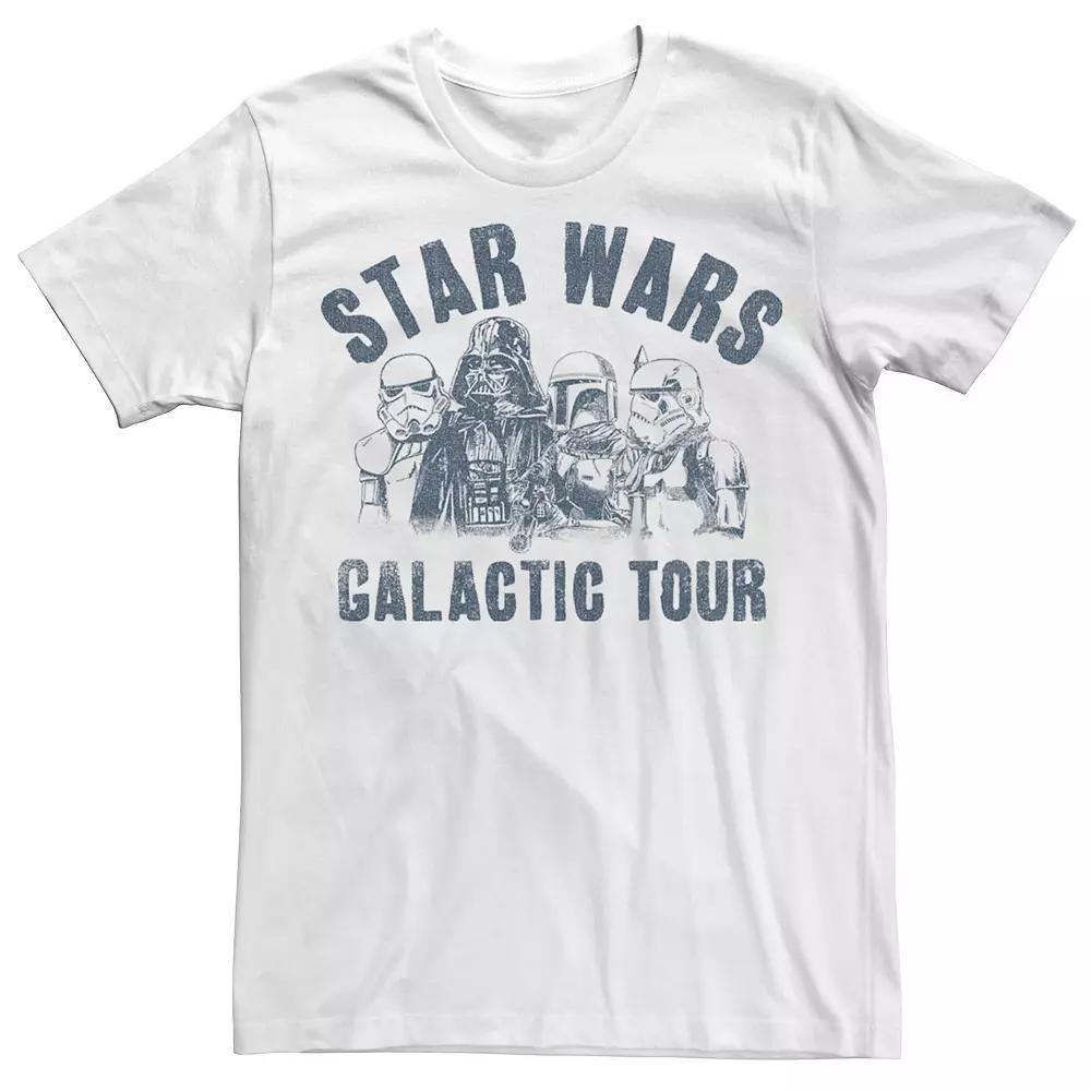 Men's Star Wars Darth Vader Galactic Tour Text Tee,  Product Image