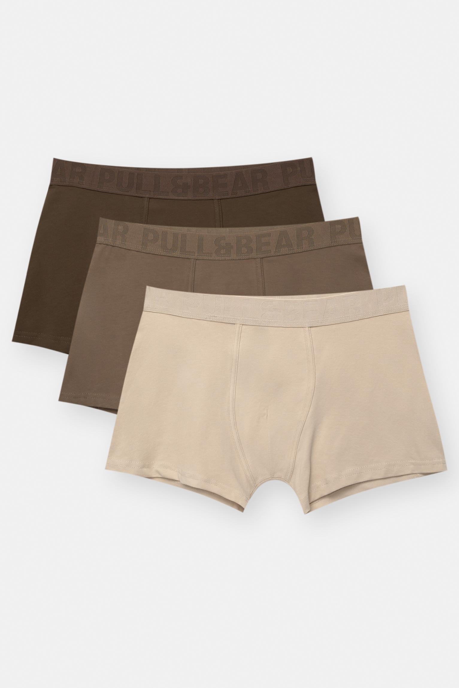 3-pack of boxers in earth tones Product Image