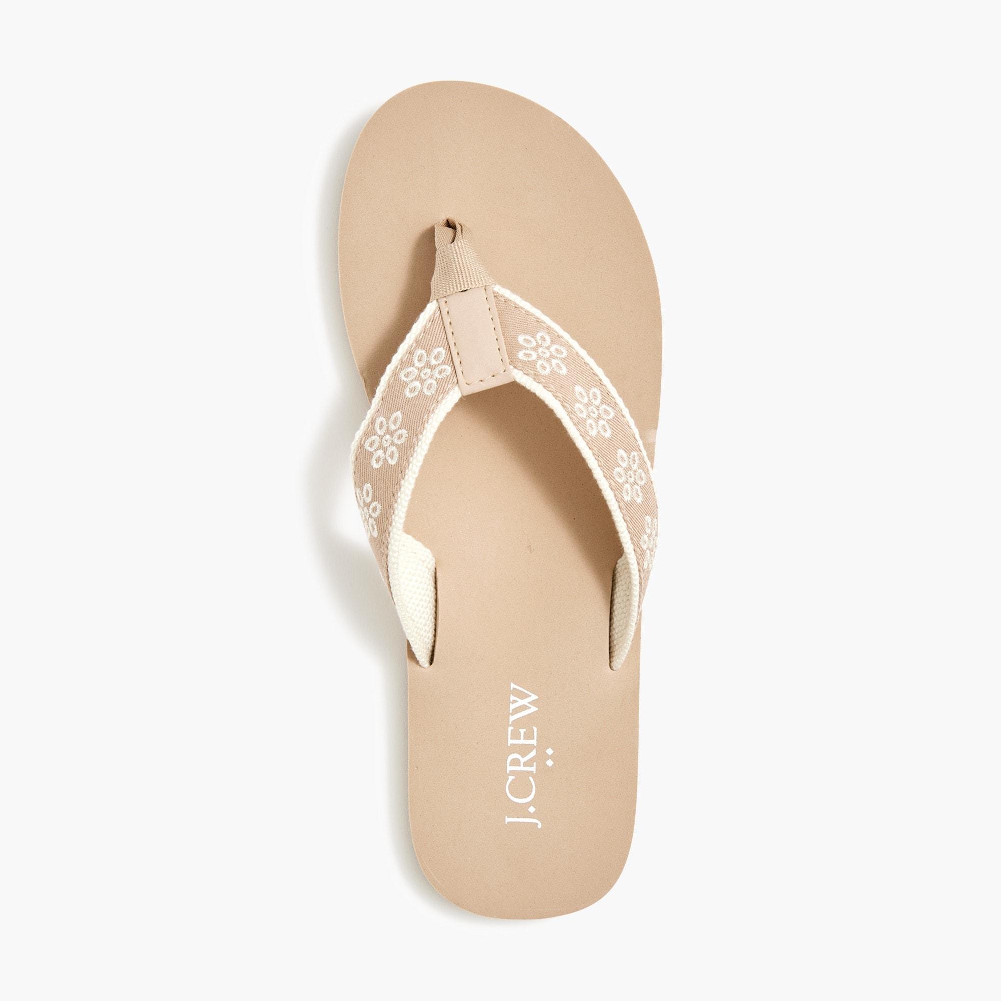 Floral flip-flops Product Image