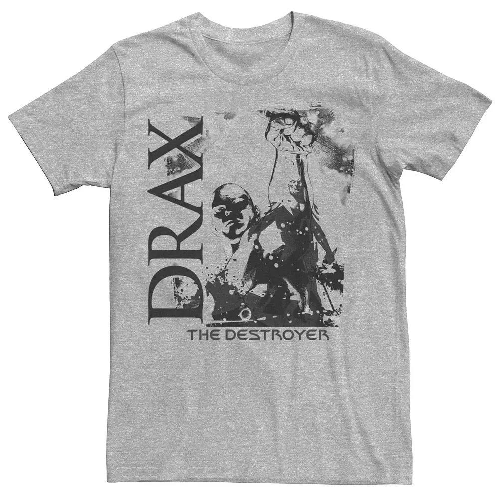 Men's Marvel Guardians Of The Galaxy Drax The Destroyer Graphic Tee, Size: XXL, Athletic Grey Product Image