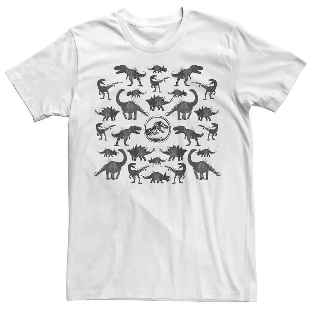 Men's Jurassic Dinosaur Pattern Silhouette Tee,  Product Image