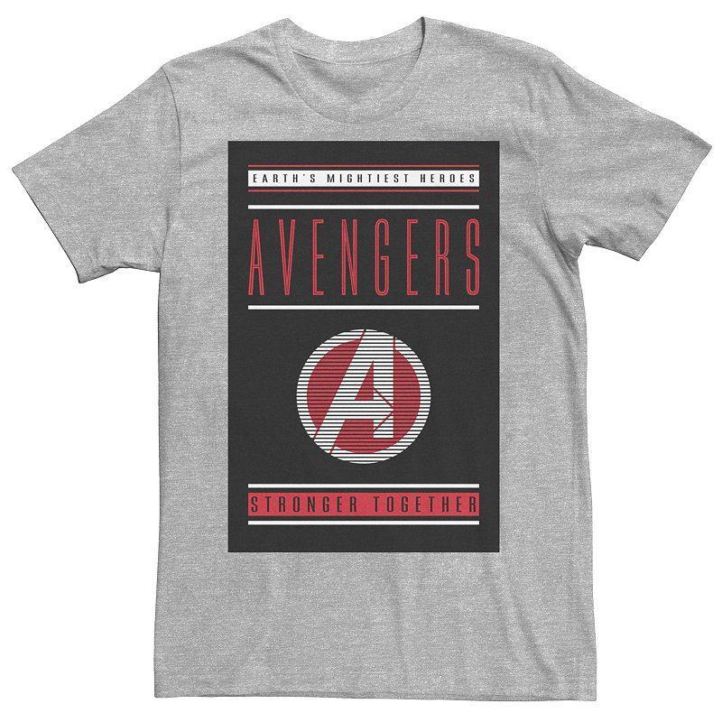 Mens Marvel Avengers Endgame Stronger Together Tee Athletic Grey Product Image